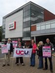 University of Salford Strike June 2012